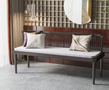 New Chinese Style A Sofa For Two-ID:793853048