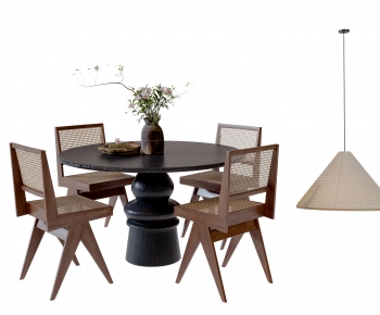 Nordic Style Dining Table And Chairs-ID:763434892