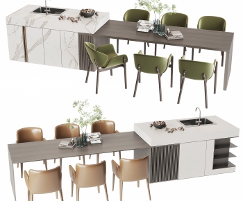 Modern Dining Table And Chairs-ID:250997076