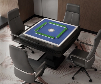 Modern Mahjong Tables And Chairs-ID:294924972