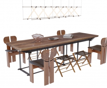 Nordic Style Dining Table And Chairs-ID:654012921