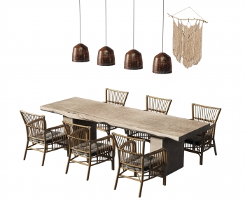 Modern Dining Table And Chairs-ID:477835894