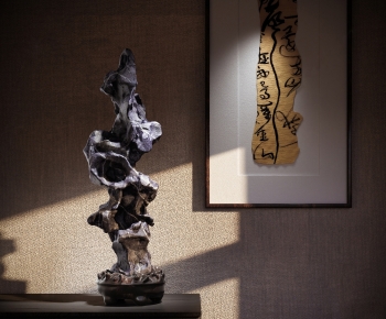 新中式太湖石雕塑-ID:812050104