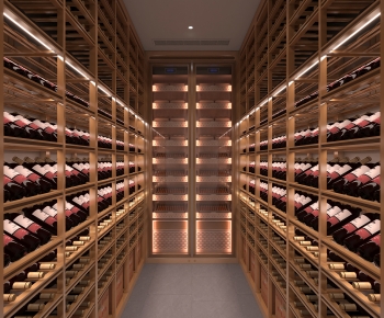 Modern Wine Cellar/Wine Tasting Room-ID:925707109