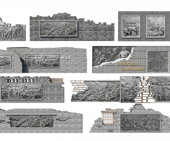 Chinese Style Landscape Wall-ID:304635054