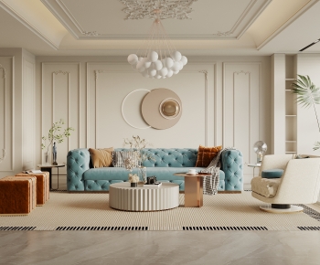 French Style A Living Room-ID:316948892