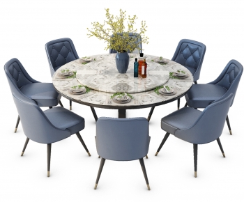 Modern Dining Table And Chairs-ID:377363922