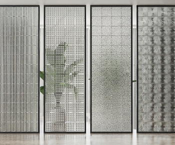 Modern Glass Screen Partition-ID:514229063