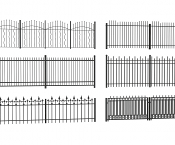 现代铁艺栏杆护栏-ID:731894973