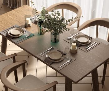 Modern Dining Table And Chairs-ID:190352929