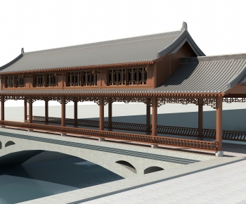 Chinese Style Ancient Architectural Buildings-ID:350781922