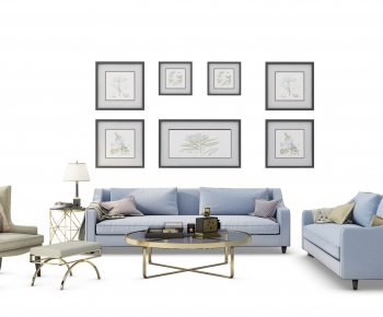Simple European Style Sofa Combination-ID:754654889