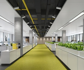 Industrial Style Office Aisle-ID:464210996