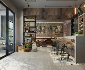 Industrial Style Cafe-ID:727701903