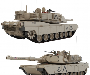 现代M1A2主战坦克装甲车-ID:657315028