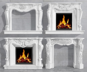 Simple European Style Fireplace-ID:148593908