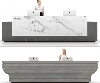 Modern Reception Desk-ID:521529916