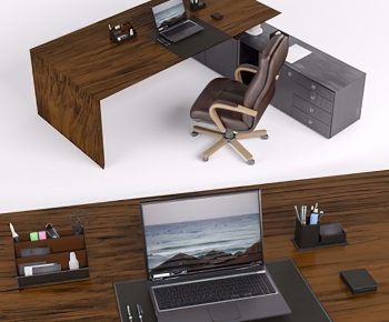 Modern Manager's Desk-ID:656073097