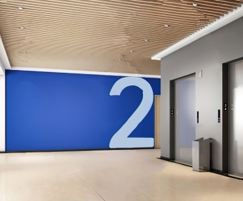 Modern Office Elevator Hall-ID:277470118