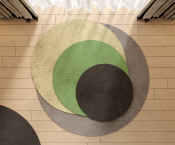 Modern Circular Carpet-ID:519526969