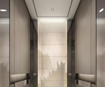 Modern Office Elevator Hall-ID:800831084