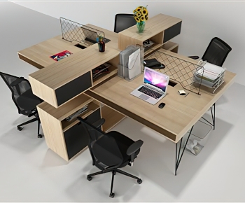 Modern Office Desk And Chair-ID:180261162