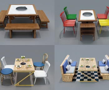 Modern Dining Table And Chairs-ID:326080084