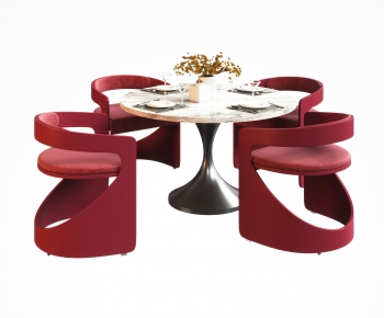 Modern Dining Table And Chairs-ID:744088894