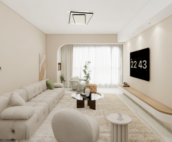 Modern A Living Room-ID:274410015