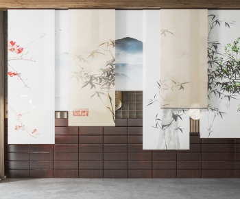 New Chinese Style Door Curtain-ID:867554903