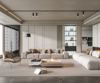 Modern A Living Room-ID:922207123