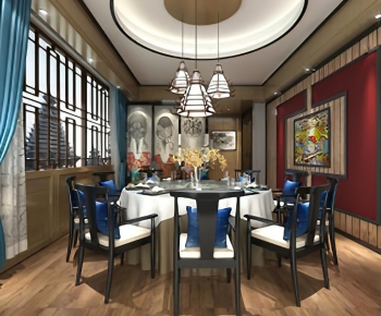 新中式餐厅包厢-ID:798579935