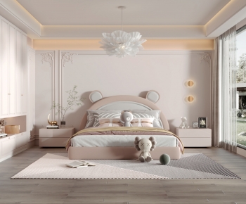 French Style Girl's Room Daughter's Room-ID:401158091