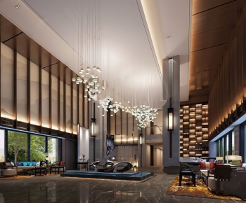 New Chinese Style Lobby Hall-ID:890717983