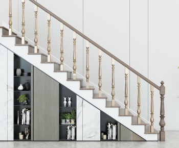 Simple European Style Stairwell-ID:151333097