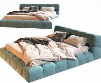 Modern Double Bed-ID:129540073