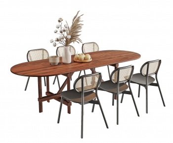 Modern Dining Table And Chairs-ID:838229742