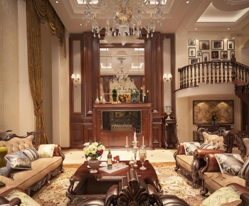 European Style A Living Room-ID:814544927