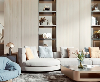 Modern A Living Room-ID:952080971