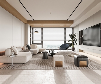 Modern A Living Room-ID:848304032