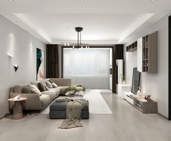 Modern A Living Room-ID:923890111