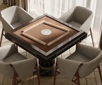 Modern Mahjong Tables And Chairs-ID:209223031