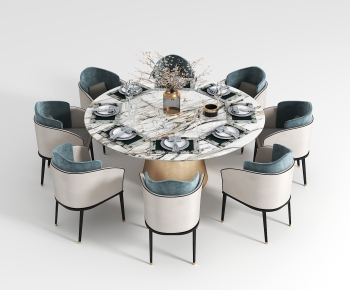 New Chinese Style Dining Table And Chairs-ID:894383911