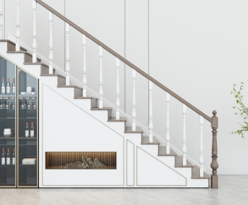 Simple European Style Staircase-ID:368807085