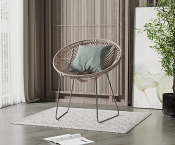 Wabi-sabi Style Lounge Chair-ID:341989991