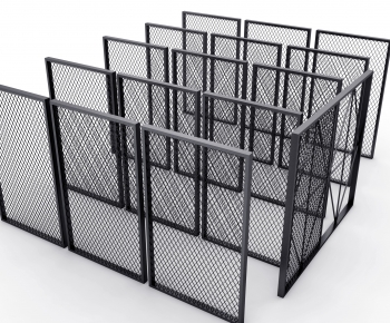 Modern Metal Screen Partition-ID:348407036