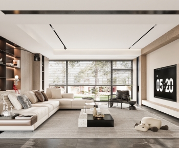 Modern A Living Room-ID:957601119