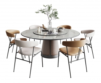 Modern Dining Table And Chairs-ID:295465958