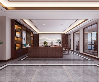 New Chinese Style Manager's Office-ID:721533062