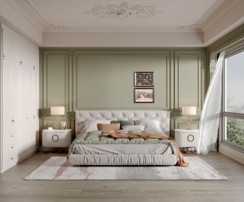 Simple European Style Bedroom-ID:144843108